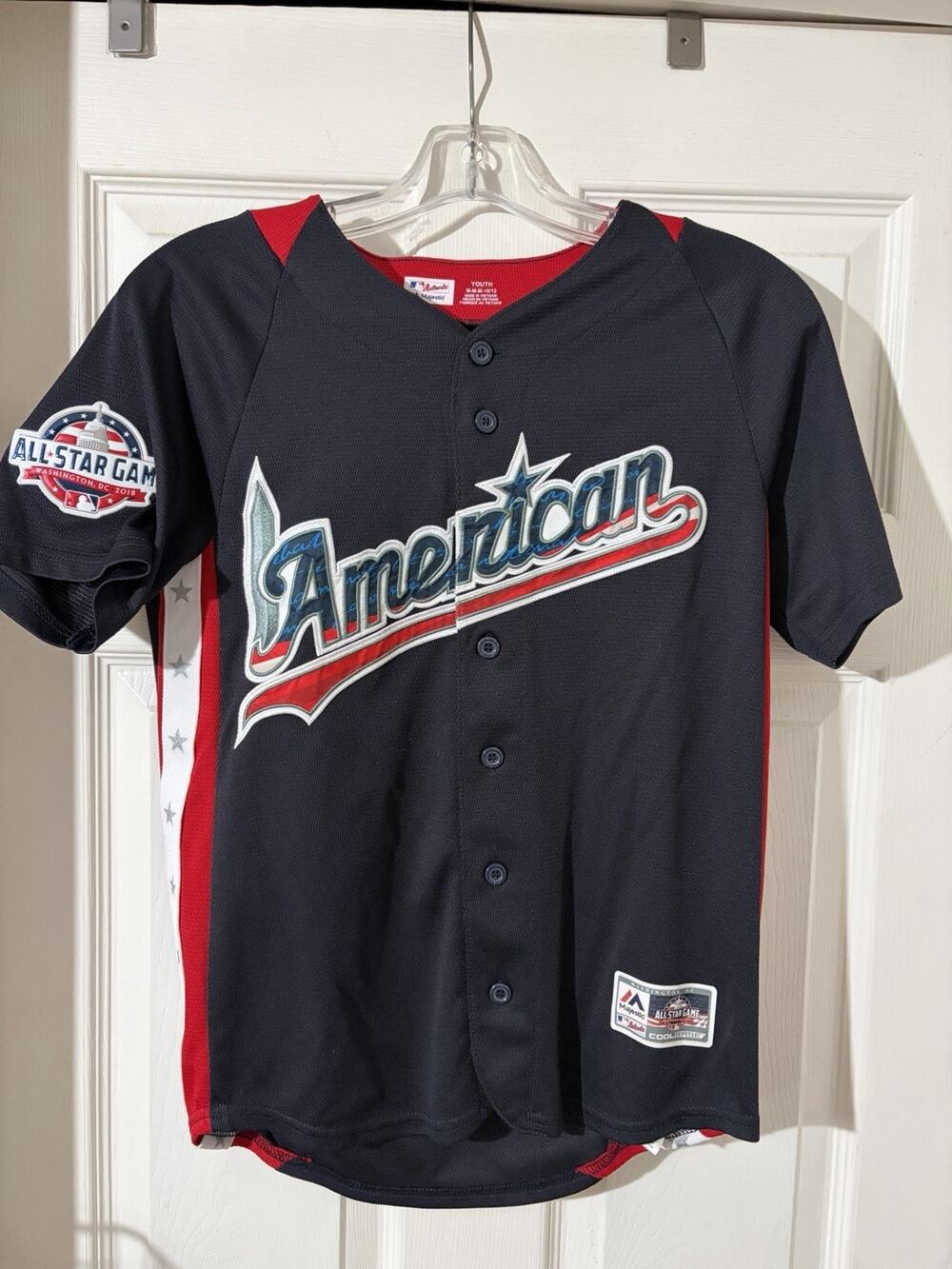 2018 Majestic Jose Altuve All Star Jersey Sz Youth Med MLB Houston Astros